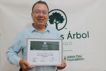 Cuernavaca recibe por segundo año consecutivo el reconocimiento internacional Tree Cities of the World
