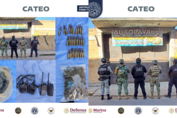 Catean autolavado en Temixco por presuntas actividades de narcomenudeo 38 Elementos de la Agencia de Investigación Criminal realizan un cateo en un autolavado de la colonia 10 de Abril, en Temixco.
