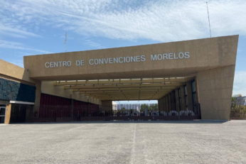 Centro de Congresos y Convenciones Morelos, en Xochitepec, que será modernizado con recursos de Fidecomp.