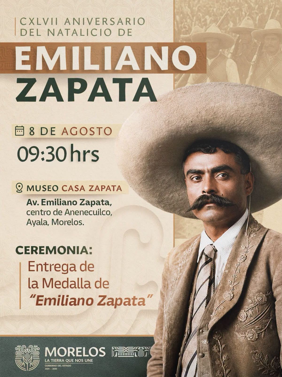 Medalla Emiliano Zapata reconocerá las aportaciones al campo y al legado agrario de Morelos 39 image 9