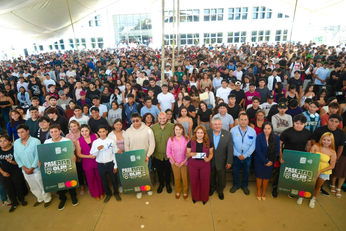 Entregan Pase Olin a 4 mil 149 universitarios de Zacatepec y Cuautla
